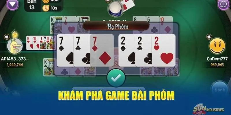 Tìm hiểu về game bài Phỏm